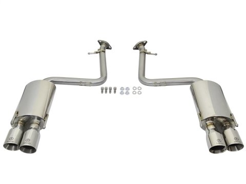 aFe Takeda 16-17 Lexus RC 200T 2.0L (t) 2in. SS Axle-Back Exhaust System w/Polished Tips thumbnail 7
