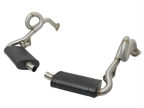 aFe MACH Force XP 13-15 Porsche Cayman S/Boxster S (981) H6-3.4L 2-2.5in. SS Cat-Back Exhaust System thumbnail 5