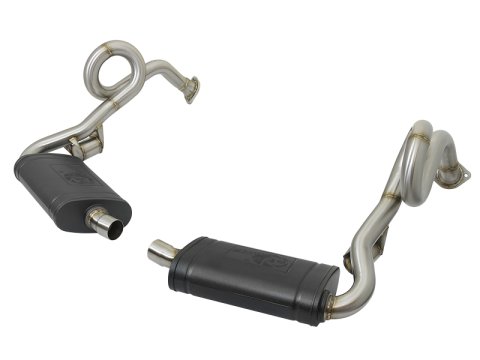 aFe MACH Force XP 13-15 Porsche Cayman S/Boxster S (981) H6-3.4L 2-2.5in. SS Cat-Back Exhaust System thumbnail 9