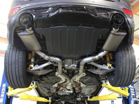 aFe MACH Force XP 12-17 Jeep Grand Cherokee WK2 SRT8 V8-6.4L 304SS Cat-Back Exhaust w/o Resonator thumbnail 1