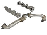 aFe 01-04 GM V8-6.6L LB7 Twisted Steel Manifold w/ Up Pipe thumbnail 3