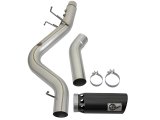 aFe ATLAS 5in DPF-Back Aluminized Steel Exhaust System GM Diesel Trucks 2017 V8 6.6L (td) L5P thumbnail 7