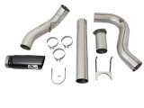 aFe ATLAS 5in DPF-Back Alum Steel Exhaust System w/Black Tip 2017 Ford Diesel Trucks V8-6.7L (td) thumbnail 7