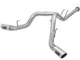 aFe ATLAS 4in DPF-Back Alum Steel Exhaust System w/Polished Tip 2017 Ford Diesel Trucks V8-6.7L (td) thumbnail 1