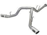 aFe POWER 4in DPF-Back SS Exhaust System 2017 Ford Diesel Trucks V8-6.7L (td) thumbnail 1