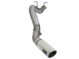 aFe LARGE BORE HD 5in 409-SS DPF-Back Exhaust w/Polished Tip 2017 GM Duramax V8-6.6L (td) L5P thumbnail 2