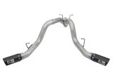 aFe ATLAS 4in DPF-Back Alum Steel Exhaust System w/Dual Exit Black Tip 2017 GM Duramax 6.6L (td) thumbnail 8