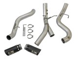 aFe ATLAS 4in DPF-Back Alum Steel Exhaust System w/Dual Exit Black Tip 2017 GM Duramax 6.6L (td) thumbnail 9