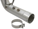 aFe ATLAS 4in DPF-Back Alum Steel Exhaust System w/Dual Exit Polished Tip 2017 GM Duramax 6.6L (td) thumbnail 5