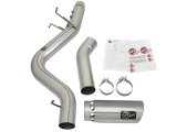 aFe ATLAS 5in DPF-Back Aluminized Steel Exhaust System w/Polished Tips 2017 GM Duramax 6.6L (td) L5P thumbnail 5