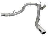 aFe Large Bore-HD 4in 409-SS DPF-Back Exhaust w/Dual Polished Tips 2017 GM Duramax V8-6.6L (td) L5P thumbnail 1