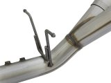 aFe Large Bore-HD 4in 409-SS DPF-Back Exhaust w/Dual Polished Tips 2017 GM Duramax V8-6.6L (td) L5P thumbnail 4
