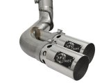 aFe Victory Series 4in 409-SS DPF-Back Exhaust w/ Dual Polished Tips 2017 GM Duramax V8-6.6L(td) L5P thumbnail 6