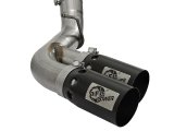aFe Victory Series 4in 409-SS DPF-Back Exhaust w/ Dual Black Tips 2017 GM Duramax V8-6.6L(td) L5P thumbnail 6