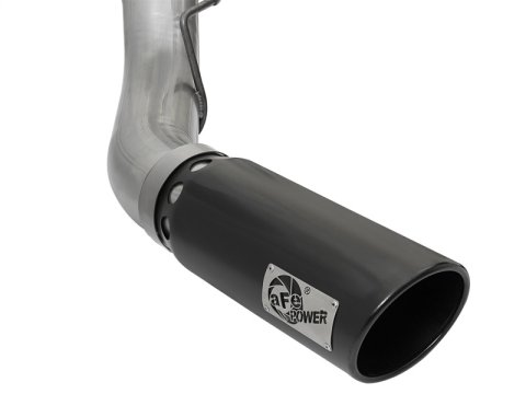 aFe Large Bore-HD 5in DPF Back 409 SS Exhaust System w/Black Tip 2017 Ford Diesel Trucks V8 6.7L(td) thumbnail 4