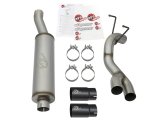 aFe Rebel Series 3-1/2in 409 SS Cat-Back Exhaust System w/Black Tip RAM 2500/3500 14-17 V8 6.4L thumbnail 6