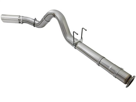 aFe LARGE BORE HD 5in 409-SS DPF-Back Exhaust w/Polished Tip 2017 Ford Diesel Trucks V8 6.7L (td) thumbnail 7