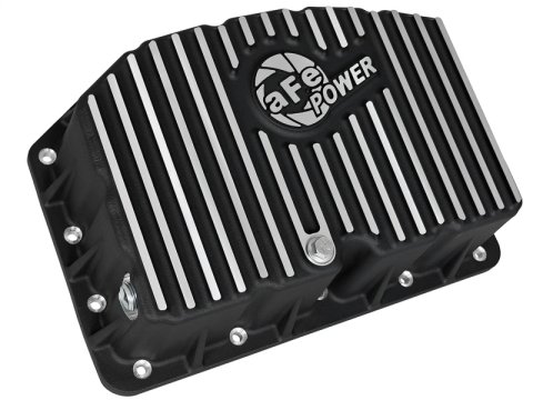aFe Pro Series Engine Oil Pan Black w/Machined Fins; 11-16 Ford Powerstroke V8-6.7L (td) thumbnail 5