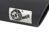 aFe MACH Force XP 3in Inlet x 4in Outlet x 9in Length Clamp-On Black Tip thumbnail 4