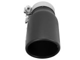 aFe MACH Force XP 3in Inlet x 4in Outlet x 9in Length Clamp-On Black Tip thumbnail 6