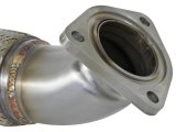 aFe Twisted Steel 3in Rear Down-Pipe/Mid Pipe 2017+ Honda Civic Type R I4 2.0L (t) thumbnail 6