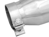 aFe MACH Force-Xp 3in Inlet x 4-1/2in Outlet x 9in Length 304 Stainless Steel Exhaust Tip thumbnail 1