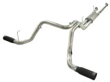 aFe MACH Force XP 2-1/2in to 3in 409 SS Cat-Back Exhaust w/ Black Tips 10-17 Toyota Tundra V8 5.7L thumbnail 1