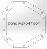 aFe Power Pro Ser Rear Diff Cover Black w/Mach Fins 2017 Ford Diesel Trucks V8-6.7L(td) Dana M275-14 thumbnail 3