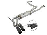 aFe POWER Rebel Series 2-1/2in 409 SS Cat Back Exhaust w/ Black Tips 16-17 Nissan Titan V8 5.6L thumbnail 1