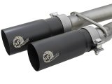 aFe POWER Rebel Series 2-1/2in 409 SS Cat Back Exhaust w/ Black Tips 16-17 Nissan Titan V8 5.6L thumbnail 5