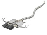 aFe POWER Takeda 2-1/2in to 2-1/4in 304SS Catback Dual-Exit Exhaust 17+ Honda Civic Type R w/CF Tips thumbnail 1