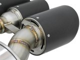 aFe POWER Takeda 2-1/2in to 2-1/4in 304SS Catback Dual-Exit Exhaust 17+ Honda Civic Type R w/CF Tips thumbnail 3