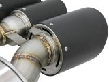 aFe POWER Takeda 2-1/2in to 2-1/4in 304SS Catback Dual-Exit Exhaust 17+ Honda Civic Type R w/CF Tips thumbnail 4