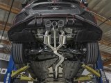 aFe POWER Takeda 2-1/2in to 2-1/4in 304SS Catback Dual-Exit Exhaust 17+ Honda Civic Type R w/CF Tips thumbnail 5