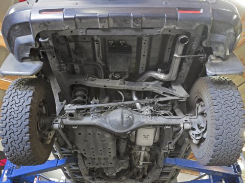 aFe Scorpion 2-1/2in Aluminized Steel Cat-Back Exhaust 07-17 Toyota FJ Cruiser V6 4.0L thumbnail 2