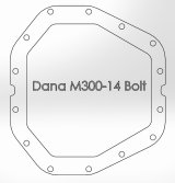 aFe Power Rear Diff Cover Black w/Machined Fins 17 Ford F-350/F-450 6.7L (td) Dana M300-14 (Dually) thumbnail 3