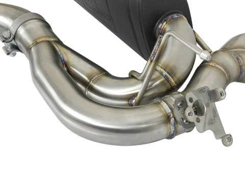 aFe MACH Force-Xp 2-1/2in SS Axle Back Exhaust w/Black Tips 15+ BMW M3/M4 (F80/F82) L6 3.0L (tt) S55 thumbnail 4
