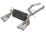 aFe MACH Force-Xp 2-1/2in SS Axle Back Exhaust w/Polished Tips 15+ BMW M3/M4 (F80/F82) L6 3.0L (tt) thumbnail 1