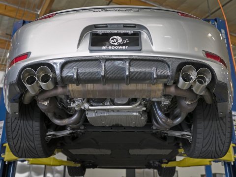 aFe MACH Force-Xp 304 SS OE Exhaust Tips Polished 12-16 Porsche 911 (C2S 991) H6 3.8L thumbnail 1