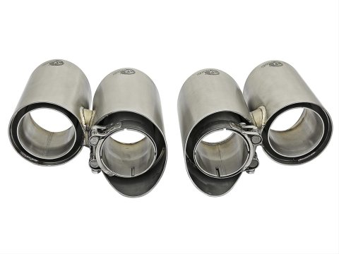 aFe MACH Force-Xp 304 SS OE Exhaust Tips Polished 12-16 Porsche 911 (C2S 991) H6 3.8L thumbnail 4
