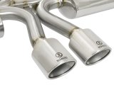 aFe Takeda 3in 304 SS Cat-Back Exhaust System w/ Polished Tips 2017 Honda Civic Si I4 1.5L (t) thumbnail 9