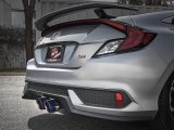 aFe Takeda 3in 304 SS Cat-Back Exhaust System w/ Blue Tips 2017 Honda Civic Si I4 1.5L (t) thumbnail 2