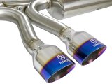 aFe Takeda 3in 304 SS Cat-Back Exhaust System w/ Blue Tips 2017 Honda Civic Si I4 1.5L (t) thumbnail 5