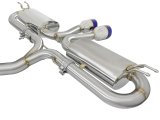 aFe Takeda 3in 304 SS Cat-Back Exhaust System w/ Blue Tips 2017 Honda Civic Si I4 1.5L (t) thumbnail 6