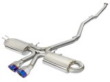 aFe Takeda 3in 304 SS Cat-Back Exhaust System w/ Blue Tips 2017 Honda Civic Si I4 1.5L (t) thumbnail 7