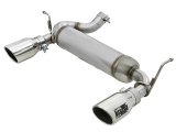 aFe Rebel Series 2.5in 409 SS Axle-Back Exhaust w/Polished Tips 07+ Jeep Wrangler (JK) V6 3.6L/3.8L thumbnail 2