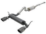 aFe Rebel Series 2.5in 409 SS Cat-Back Exhaust w/ Black Tips 2007+ Jeep Wrangler (JK) V6 3.6L/3.8L thumbnail 2
