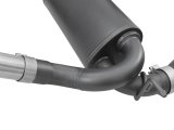 aFe Rebel Series 2.5in 409 SS Cat-Back Exhaust w/ Black Tips 2007+ Jeep Wrangler (JK) V6 3.6L/3.8L thumbnail 4