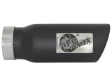 aFe MACH Force-Xp 409 Stainless Steel Exhaust Tip 3.5 In x 4.5in Out x 12in L Clamp-On thumbnail 5