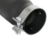 aFe MACH Force-Xp 409 Stainless Steel Exhaust Tip 3.5 In x 4.5in Out x 12in L Clamp-On thumbnail 8